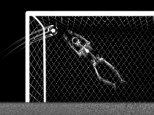 skeleton, gate, Ball