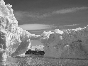 Sky, Iceberg, Ocean