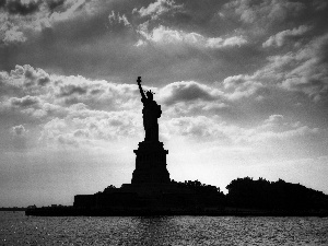 Statue of Liberty, Sky