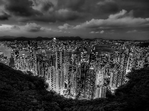 skyscrapers, Taiwan, Taipei