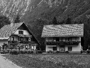 Slovenia, Mountains, Houses