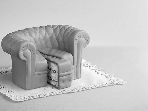 Sofa, cake, Pink