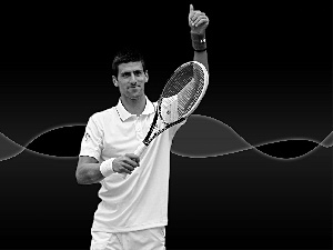 Novak Djokovic, tennis racket, Sport, Tennis