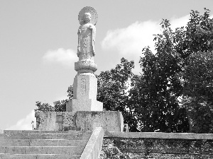 india, Stairs, Statue monument