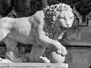 Statue monument, Lion
