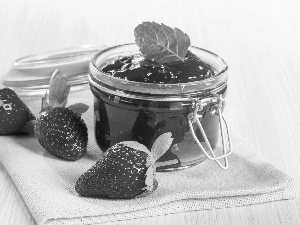 strawberries, Preparations, Jam