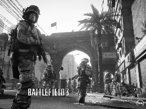 Battlefield 3, Weapons, Street, soldiers