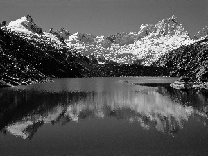 lake, Andes Mountains, Summit Alpamayo