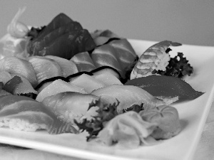 Sushi, Fruits, Sea