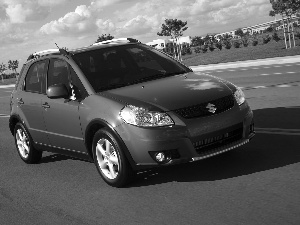 Hatchback, Orange, Suzuki SX4