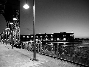 Sydney, Australia, dock, Night, sea