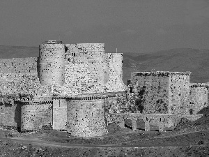 Syria, Castle, De, Chevaliers, Krak