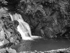 Szczawnica, waterfall, Zaskalnik