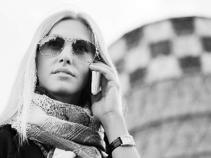 Telephone, Women, Glasses