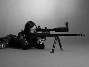 telescope, Sniper, gun