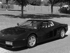 Black, Ferrari Testarossa