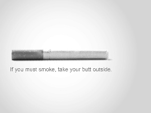 Cigarette, text