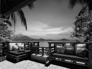 The hotel, Islands, Thailand, terrace
