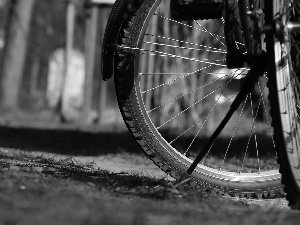 Bike, tire, the spokes, circle