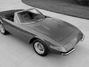 Red, complex, the roof, Ferrari Daytona