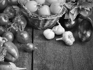 basket, pepper, tomatoes, Aubergine, cucumbers, ##