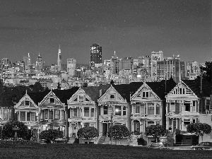 evening, San Francisco, Town