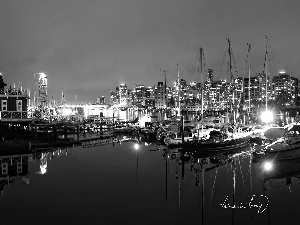 Vancouver, Yachts, Town, Harbour