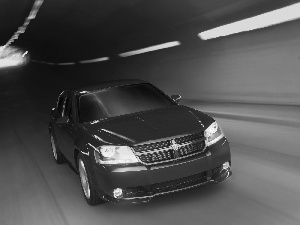 light, Dodge Avenger, tunnel