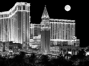 Town, Las Vegas, The United States, night
