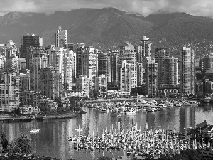 Vancouver, panorama, town