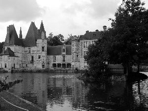 Castle, trees, viewes, water