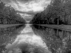 River, trees, viewes, Park