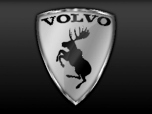 emblem, moose, Volvo cars, automobile