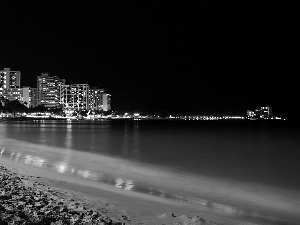 Honolulu, Beaches, Waikiki, night