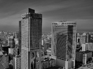 Warsaw, buildings, panorama