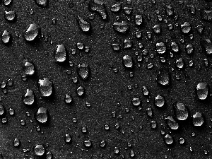 drops, water