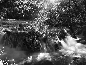 National Park Plitvice, River, waterfall, Coartia