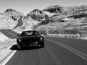 Ferrari 599, Mountain, Way, winding