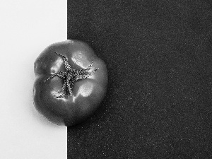 background, tomato, White-Black