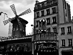 Paris, cabaret, Windmill, Moulin Rouge