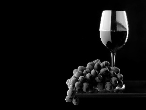 Wine, Grapes, glass