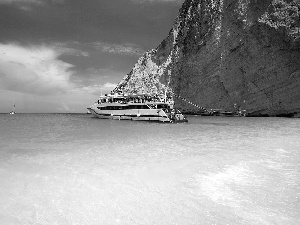 Greece, Ship, Yachts, wreck Bay