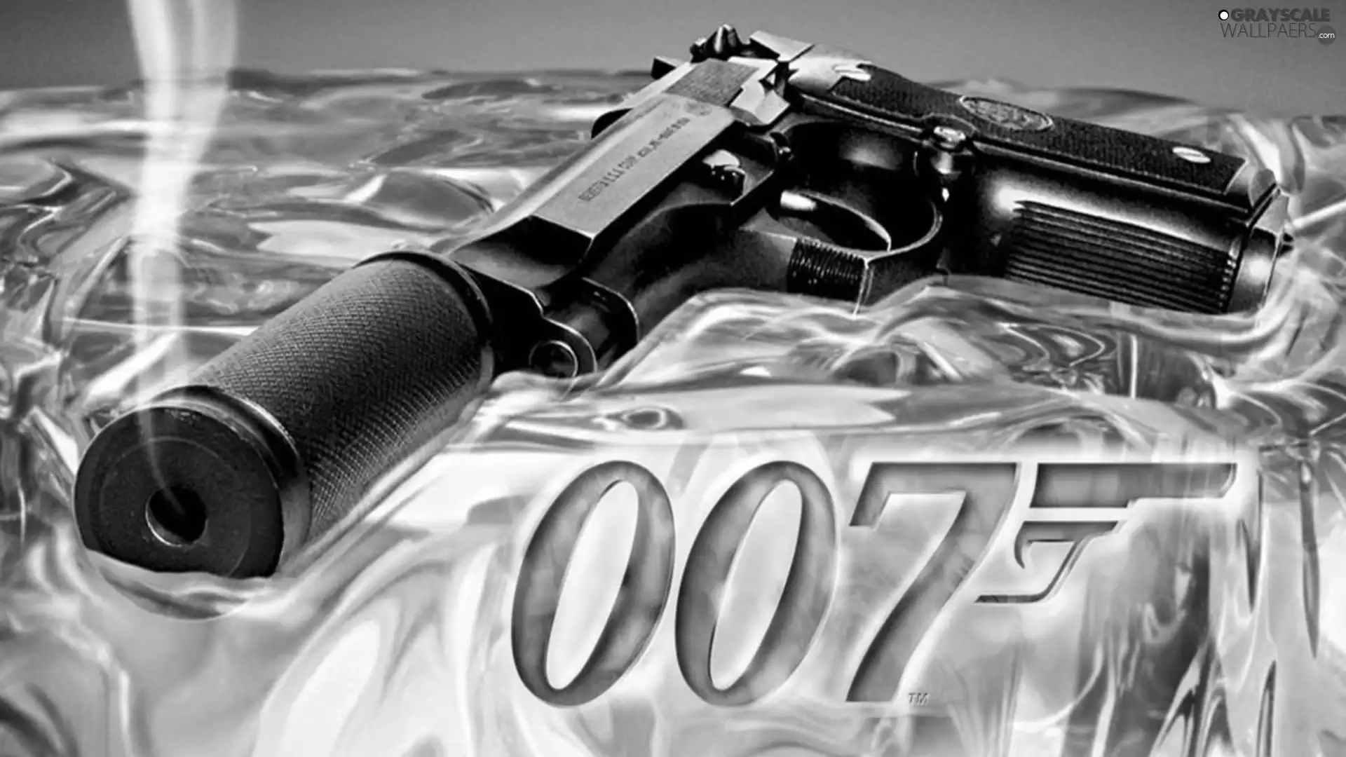 Weapons, smoke, 007, silencer