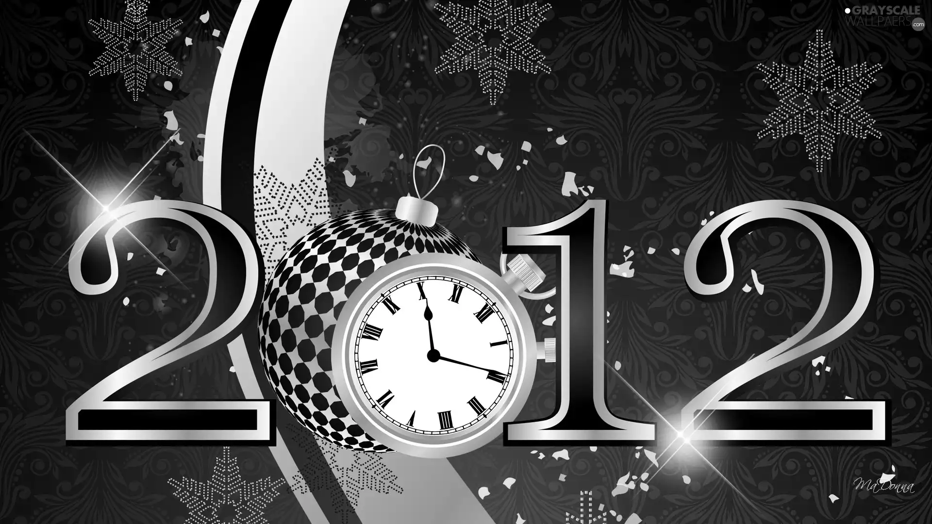 Clock, year, 2012, New