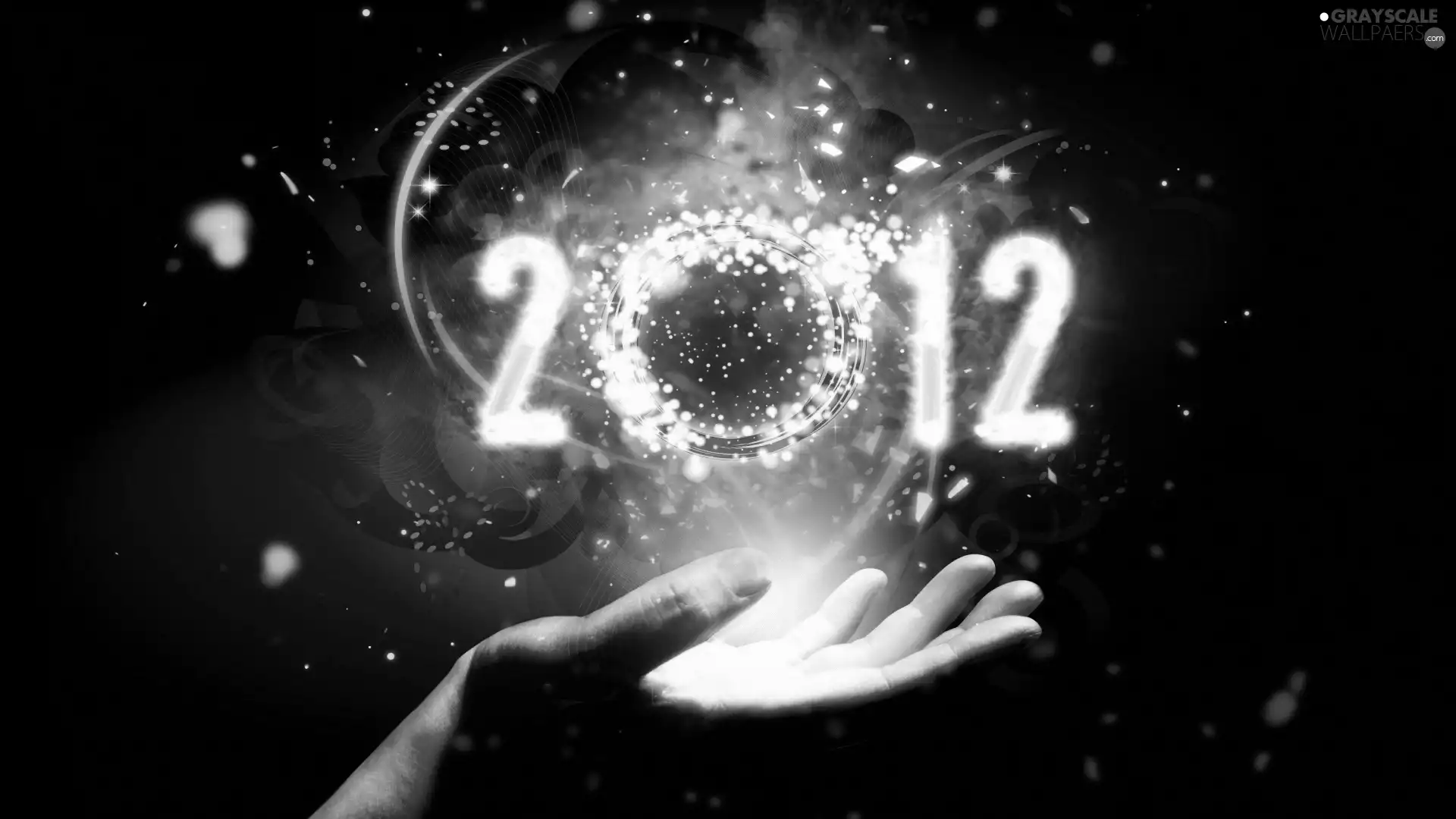 hand, New Year, 2012