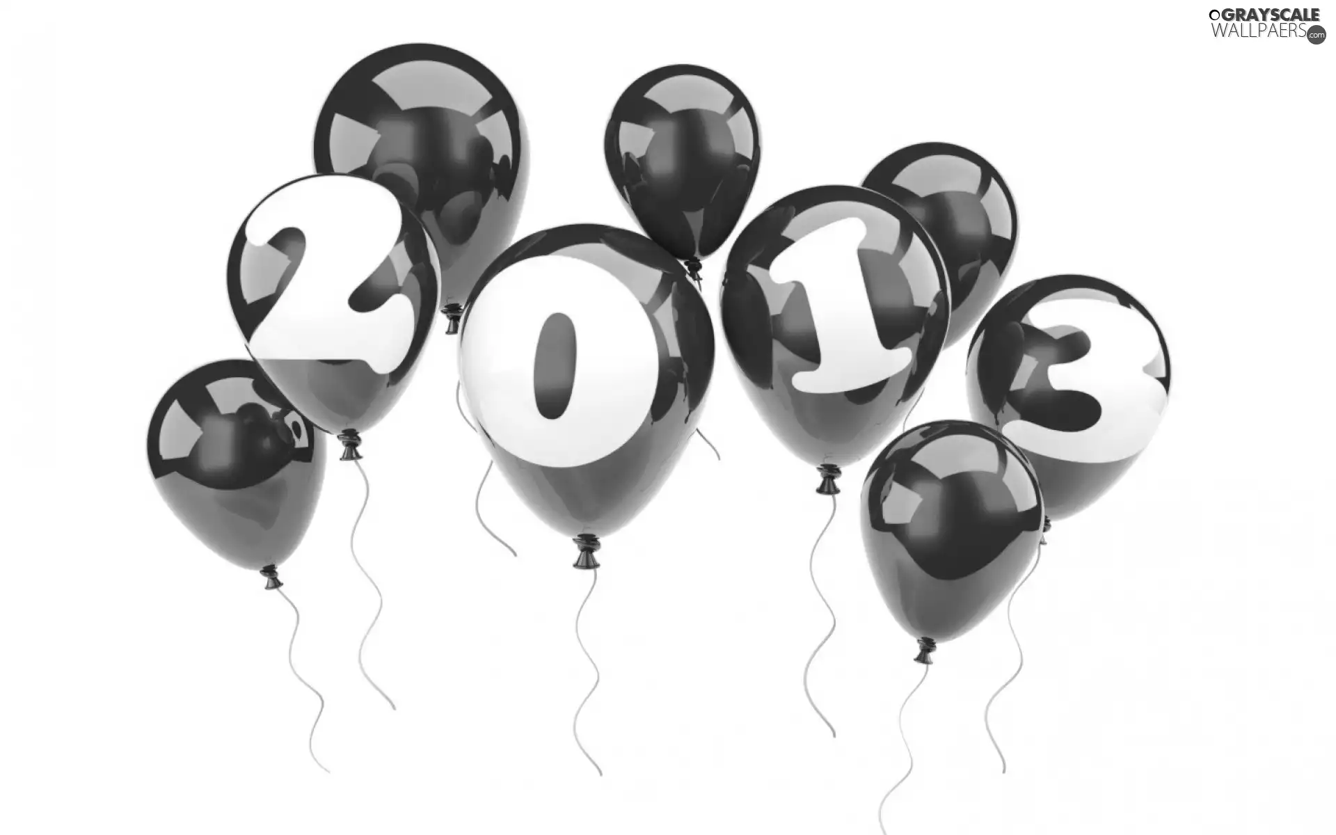 Balloons, New Year, 2013