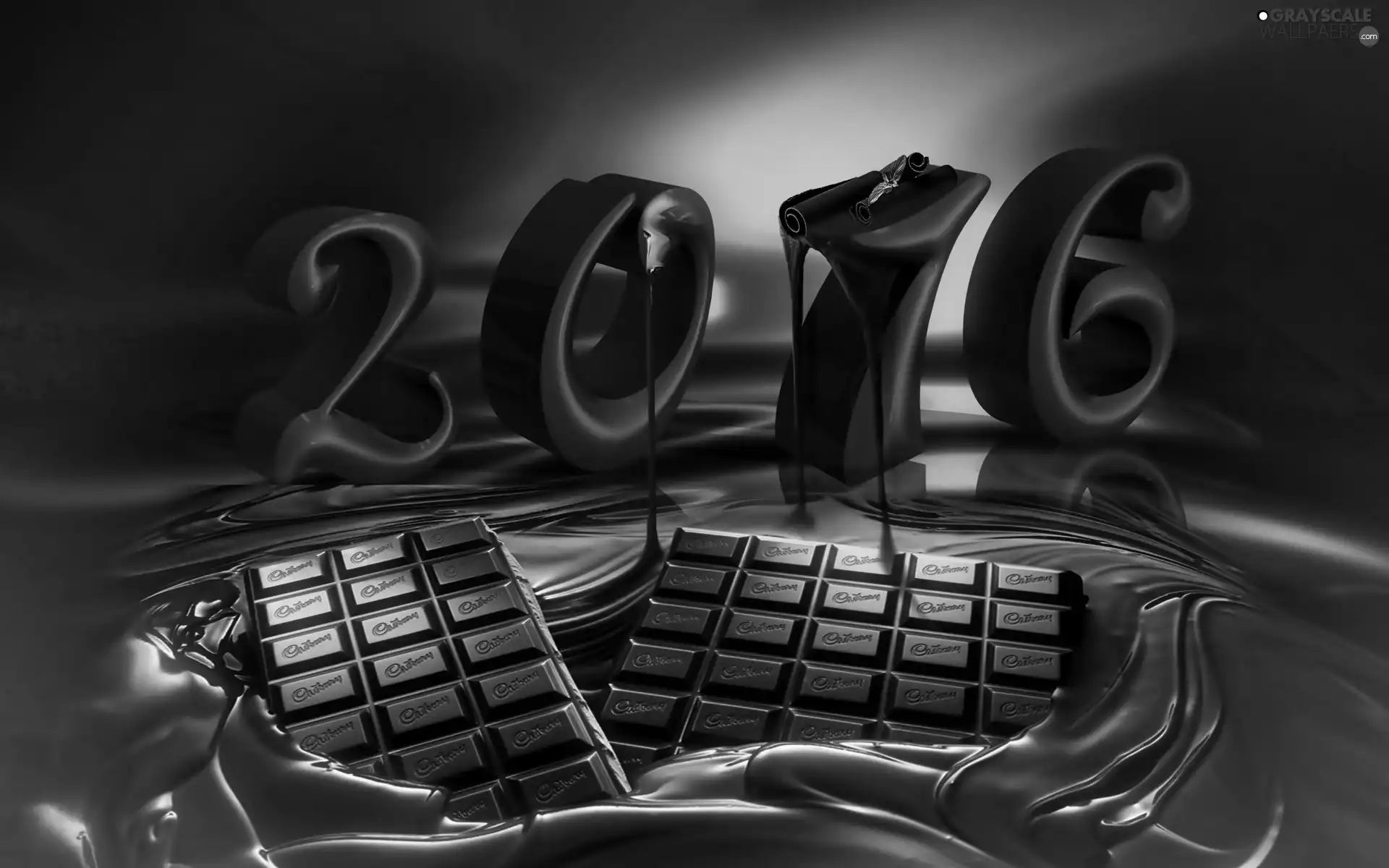 chocolate, New Year, 2016