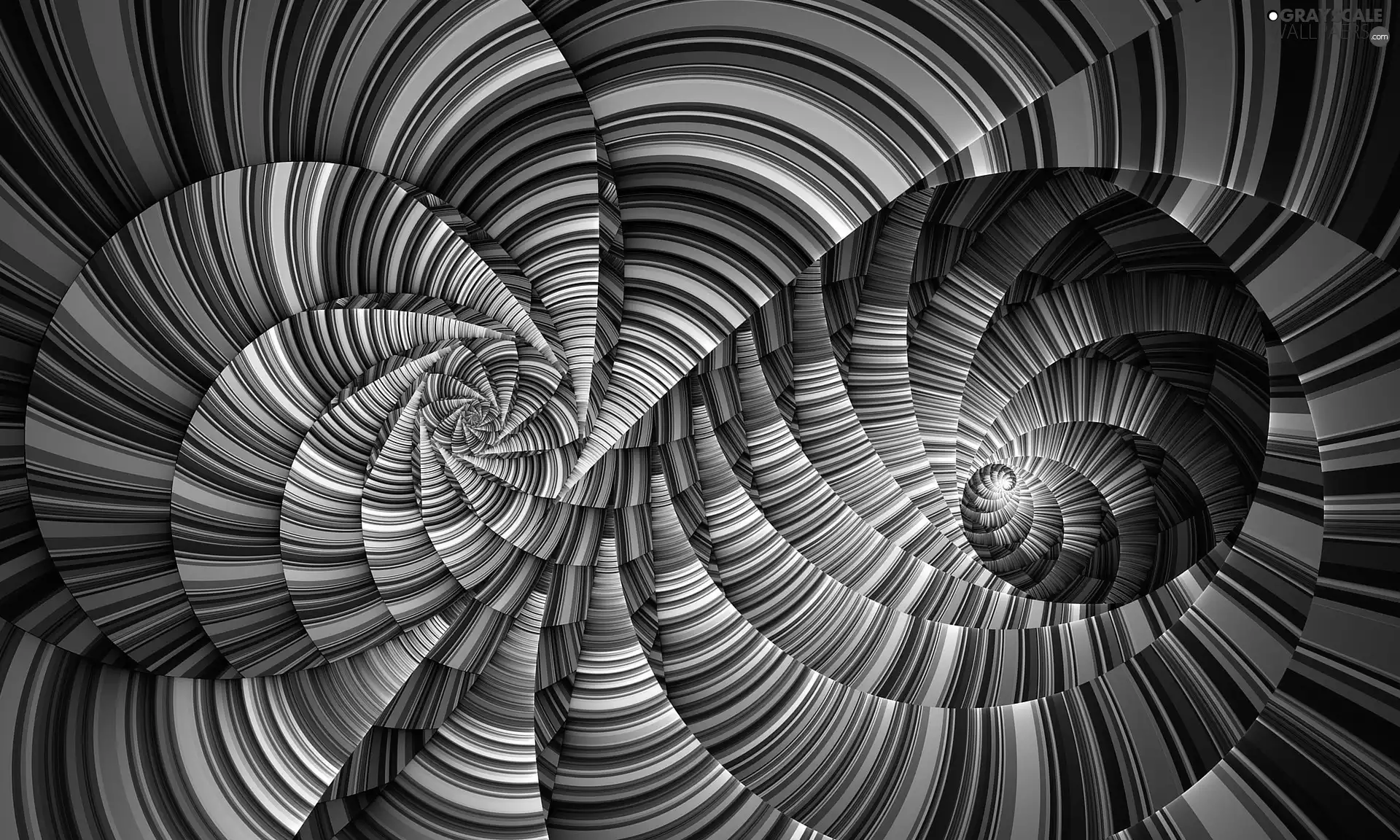 abstraction, spirals, stripes