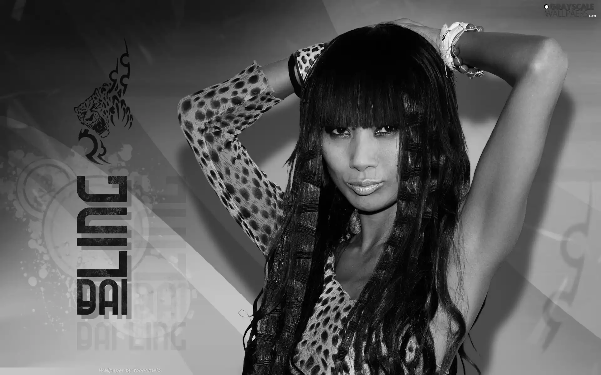 Bai Ling, face, make-up, actress