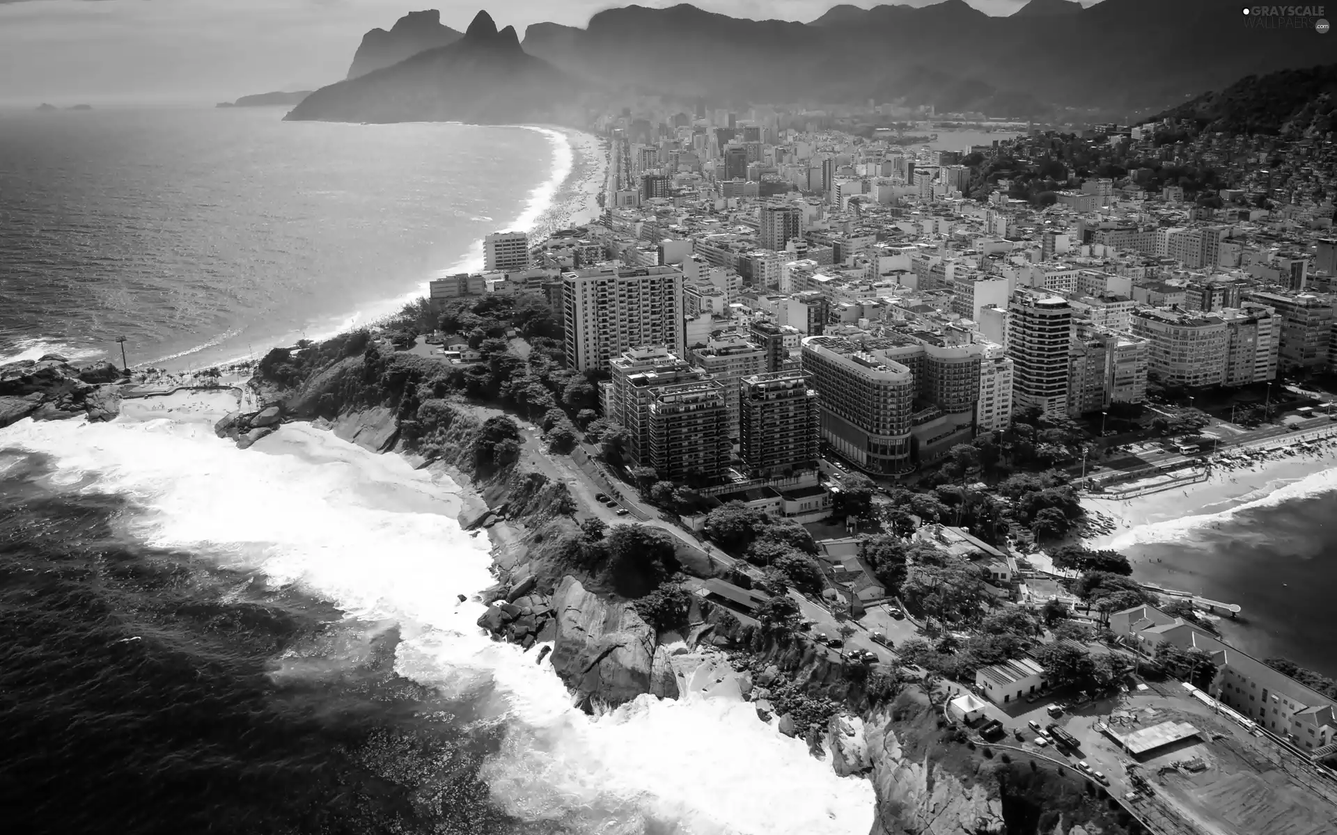 Town, Aerial View, Brazil, Rio de Janeiro